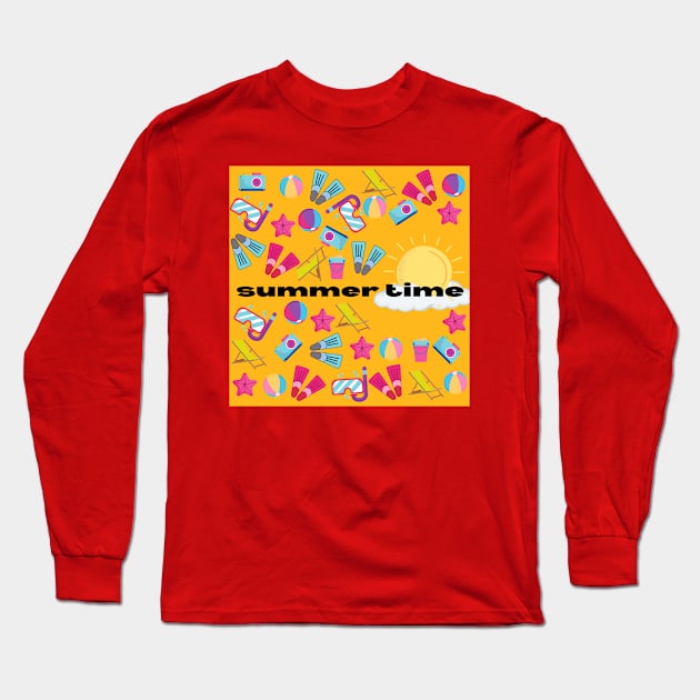 Summer vibes Long Sleeve T-Shirt by Ninalance21